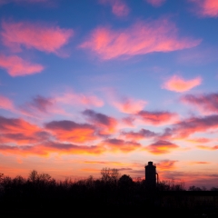 Tramonto in rosa